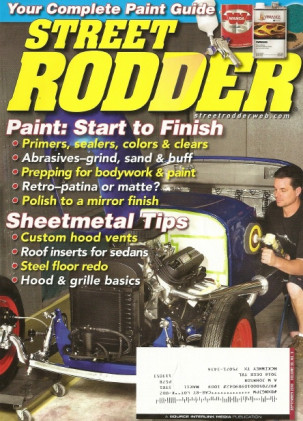 STREET RODDER 2010 SEPT - SEDAN ROOF HOLE FILLED, PERFECT PAINT JOB SECRETS